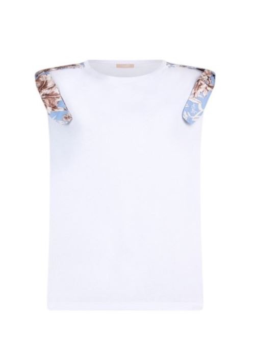 T-shirt con spalline imbottite Liu Jo | WA6201J6308.P9551